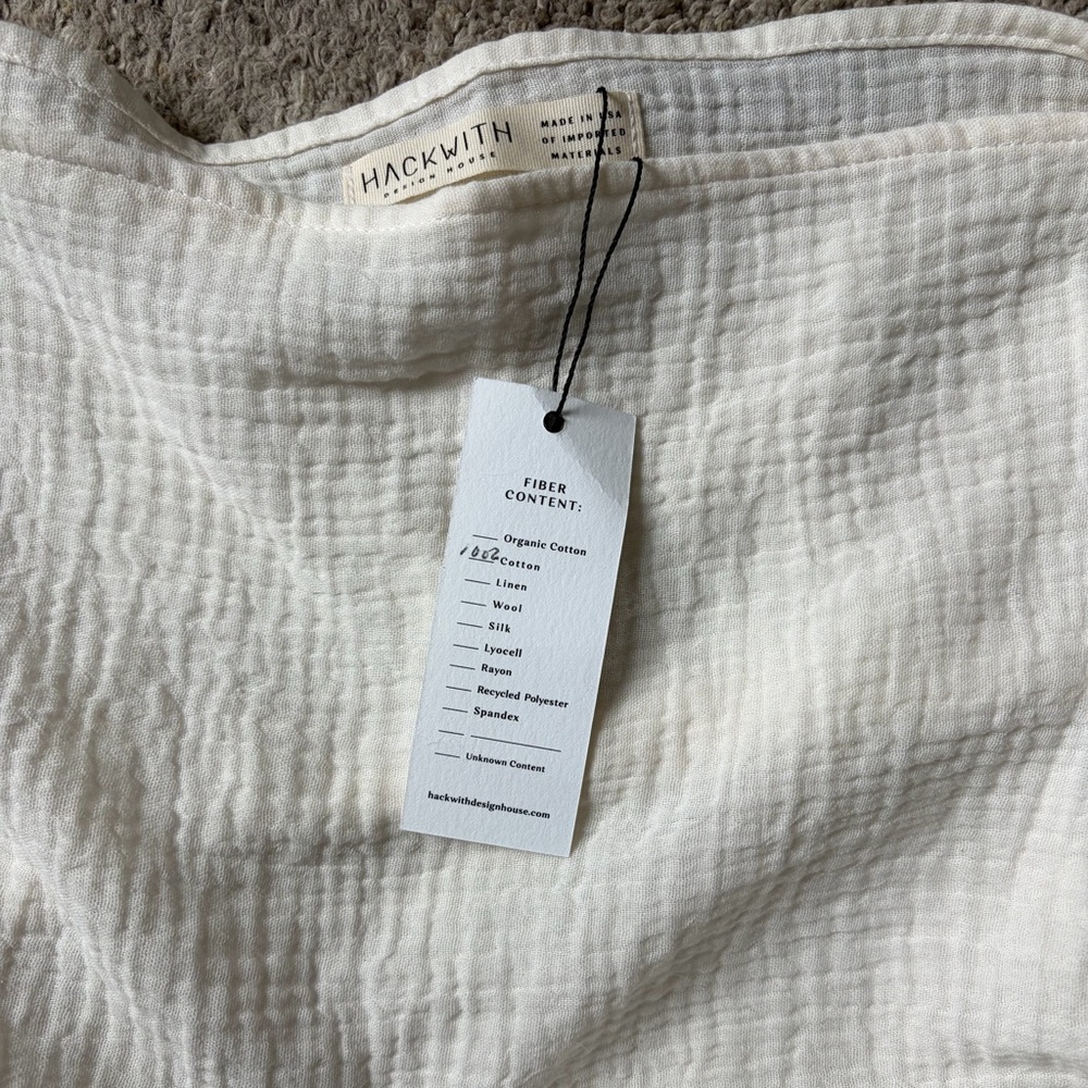 NWT Hackwith cotton gauze crop set - Picture 4 of 10